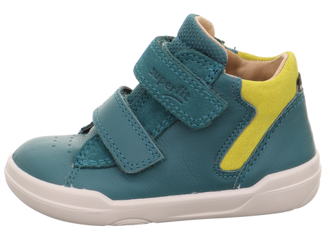 SUPERFIT Knöchelschuh Barfußschuh SUPERFREE 528-70 - petrol / neongrün by SUPERFIT