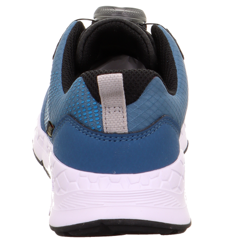 Rückansicht SUPERFIT Halbschuh Free Ride 569-801 in marineblau; blaues Mesh-Obermaterial, BOA-Verschluss, weiße Sohle