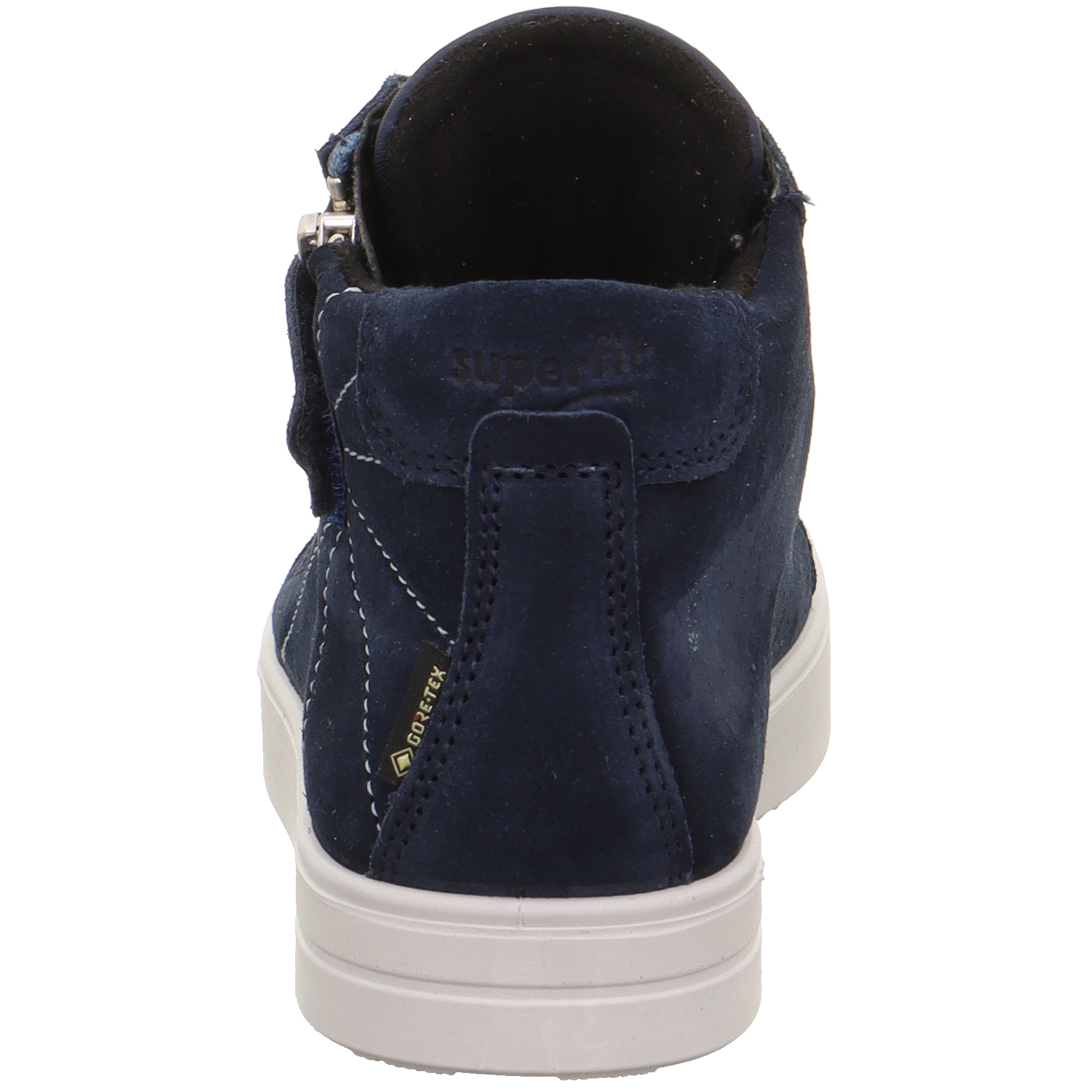 High-performance SUPERFIT GORE-TEX ankle shoe in dark blue with glitter and star details