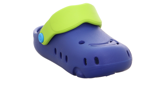 High-performance SUPERFIT SPLASH 990-80 in vibrant blue and neon green color scheme