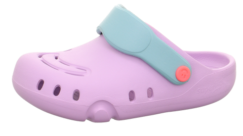 Superfit Splash 990-8500 - lila / hellgrün Kinderschuhe für Mädchen, lila Schuhe mit hellgrünen Details, bequeme und strapazierfähige Sneaker

