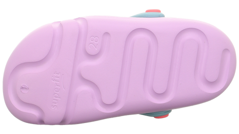 Leicht lila und hellgrüne SUPERFIT SPLASH 990-85 Schuhe für optimale Passform und Komfort