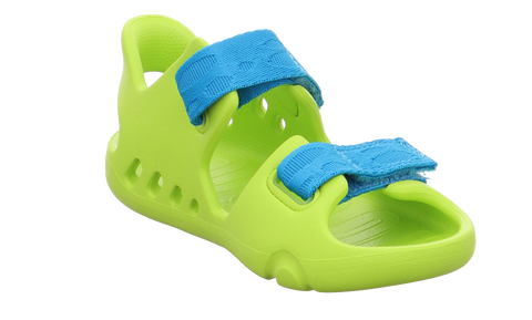 Superfit Splash 991-75 in apfelgrün und türkis, ein bequemer und stylisher Kinderschuh für den Alltag und Freizeitaktivitäten