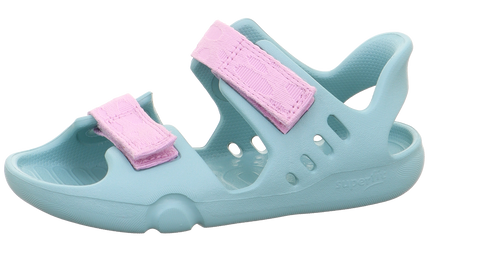 ###

Bunte Superfit Splash 991-751 Kinderschuhe in hellgrün und rosa