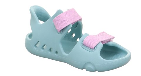 Colorful SUPERFIT SPLASH 991-751 in light green and pink for active outdoor activities