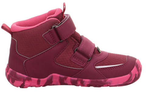 Comfortable and stylish SUPERFIT Knöchelschuh Barfußschuh TRACE 6033-50 in vibrant lila/pink color