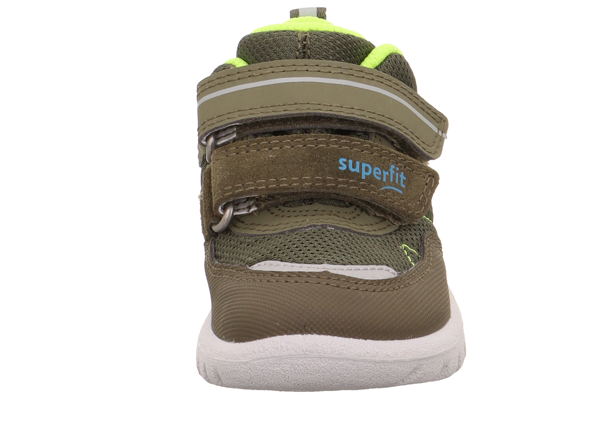 Superfit GORE-TEX Halbschuh SPORT7 MINI 6182-700 in oliv and neongelb, perfect for outdoor activities and sports
