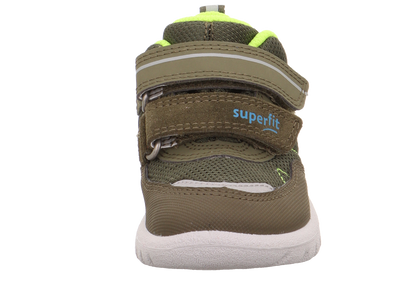 Superfit GORE-TEX Halbschuh SPORT7 MINI 6182-700 in oliv and neongelb, perfect for outdoor activities and sports
