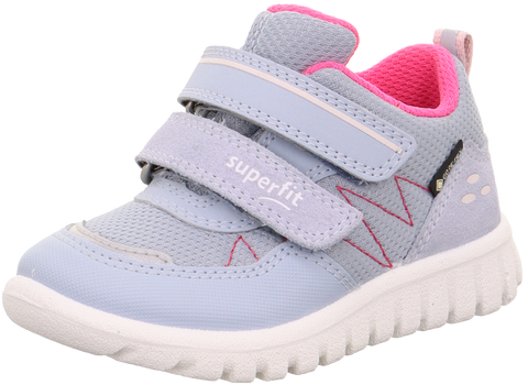 SUPERFIT GORE-TEX Halbschuh SPORT7 MINI 6182-840 - hellblau / pink 