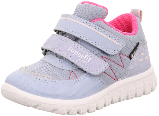 SUPERFIT GORE-TEX Halbschuh SPORT7 MINI 6182-840 - hellblau / pink 