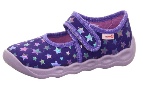 SUPERFIT Hausschuh BUBBLE 6272-854 - lila / Sterne