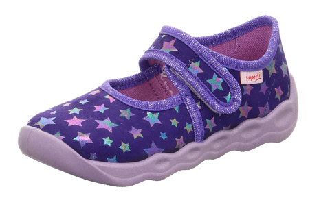 SUPERFIT Hausschuh BUBBLE 6272-854 - lila / Sterne