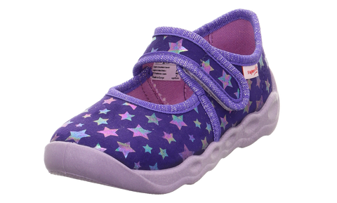SUPERFIT Hausschuh BUBBLE 6272-854 - lila / Sterne