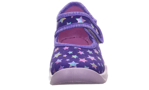 SUPERFIT Hausschuh BUBBLE 6272-854 - lila / Sterne