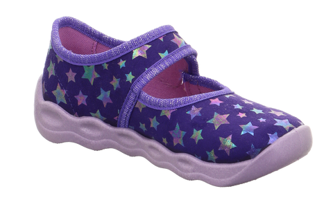 SUPERFIT Hausschuh BUBBLE 6272-854 - lila / Sterne