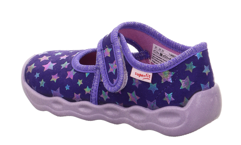 SUPERFIT Hausschuh BUBBLE 6272-854 - lila / Sterne