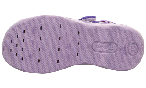 SUPERFIT Hausschuh BUBBLE 6272-854 - lila / Sterne