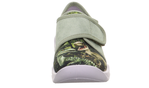 SUPERFIT Hausschuh BUBBLE 6274-753 - grün -Dinosaurier