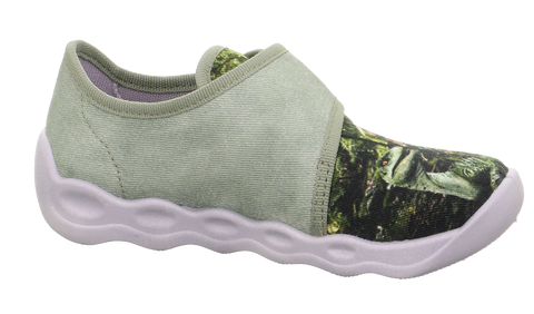 SUPERFIT Hausschuh BUBBLE 6274-753 - grün -Dinosaurier