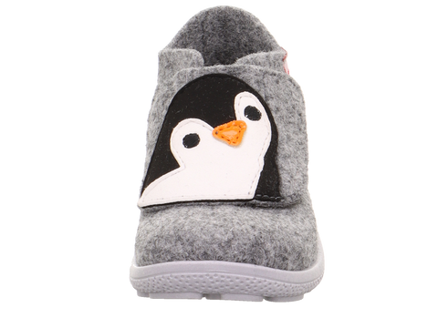 Pantuflas SUPERFIT HAPPY 6295/20 - gris claro - pingüino