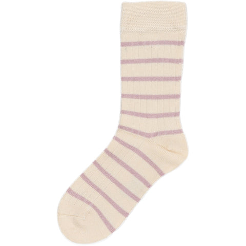 Bambus Socken in rosa und offwhite, bequem und umweltfreundlich, ideal für jeden Anlass