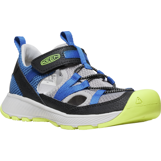 KEEN Halbsandale MOTOZOA in royal, black, and grey color scheme, perfect for outdoor adventures and casual wear