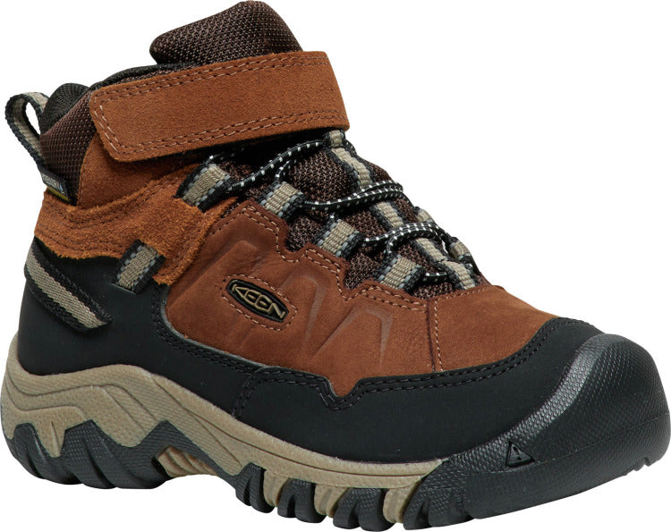 A waterproof and durable KEEN TEX Knöchelschuh TARGHEE IV MID WP in chocolate/black