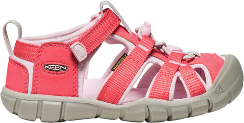 KEEN Halbsandale SEACAMP II CNX - himbeer / rosa: A comfortable and stylish sandal for kids with a pink and purple design