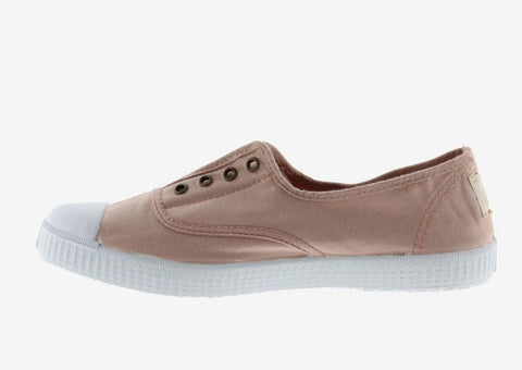 Bequeme Damen-Sneaker in Ballettrosa mit Slip-On-Design