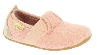 LIVING KITZBÜHEL Hausschuh 3846/311 - rosa girls' pink slippers with adorable bunny design and cozy wool lining 