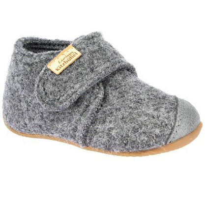 Grauer LIVING KITZBÜHEL Hausschuh 4825-610 aus weichem Material, ideal für Komfort und Gemütlichkeit zu Hause