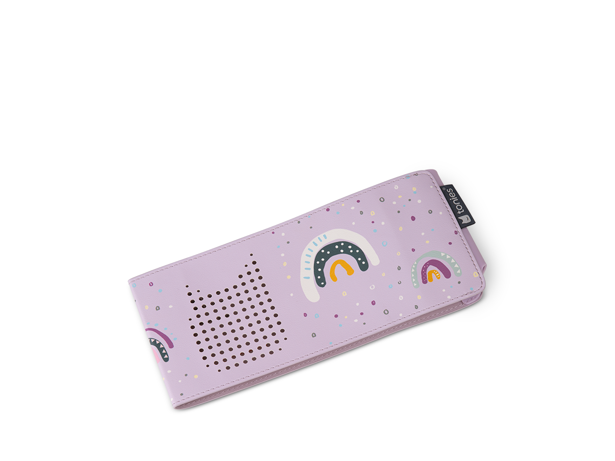 Hochwertige, farbige Drucke mit dekorativen Ziernähten, die das verspielte und edle Erscheinungsbild unterstreichen