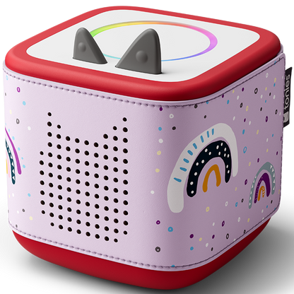 Passt perfekt auf die Toniebox® 2, schützt sie und bleibt beim Spielen fest an Ort und Stelle