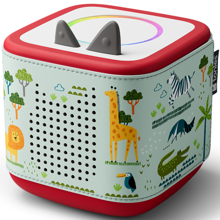 Schöne bunte Dschungel Safari Hülle passt perfekt auf die Toniebox 2