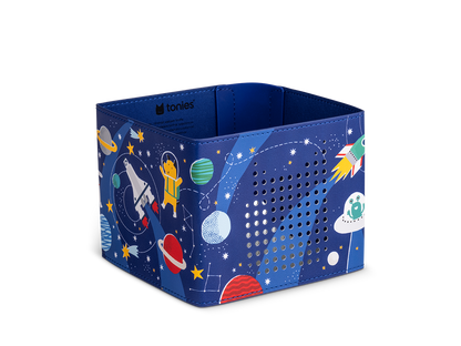 Robuste, kindgerechte Hülle mit dekorativen Nähten, die die Toniebox 2 stilvoll schützt und individualisiert