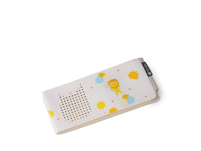 Veganer Leder- und Silikonmaterialien, geeignet für Kinder ab 1 Jahr, mit präzise positionierten Lautsprecheröffnungen