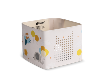 Schutz für die Toniebox 2 mit dekorativen Ziernähten, robustem Sitz und kindgerechtem Design