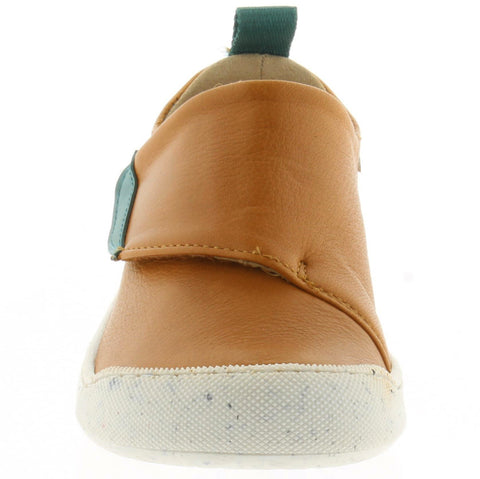 Close-up of ACEBO'S Barfuß Halbschuh 1376 VE, showing the high-quality leather and comfortable insole