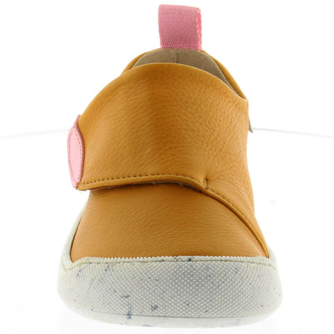 ACEBO'S Barfuß Halbschuh 1376 VE in curry and rosa color, a stylish and comfortable barefoot shoe for casual wear