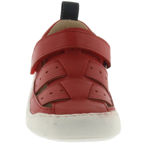  Comfortable and stylish ACEBO'S Barfuß Halbsandale 1377VE - rot for a fashionable and relaxed look 