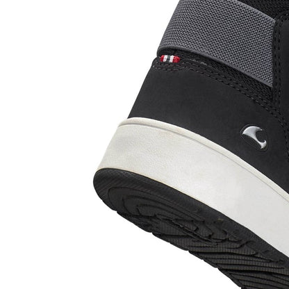 Schwarzer VIKING JACK MID WARM GTX Knöchelschuh aus Glattleder und Funktionstextil mit Wollgemisch-Innenfutter, herausnehmbarer Innensohle und robustem Gummiprofilsohle