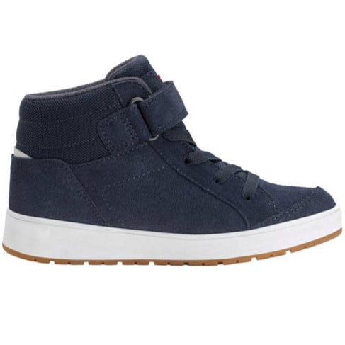 VIKING EAGLE WARM GTX Knöchelschuh in navy mit Wollgemisch-Innenfutter, Klettverschluss und rutschfester Gummisohle