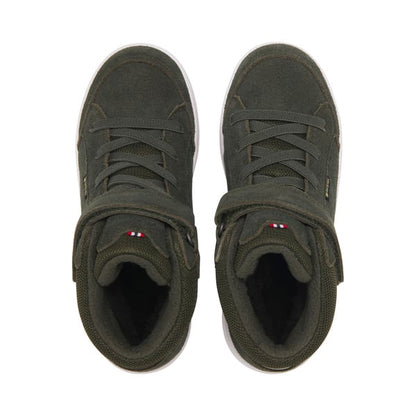 Viking EAGLE MID WARM GTX Knöchelschuh mit Wollinnenfutter, wasserdicht und bequemer Klettverschluss in Tanne