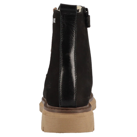 Bequem und stylisch: LURCHI TEX ELENA Stiefelette in Schwarz mit Leopardenmuster, vielseitig kombinierbar