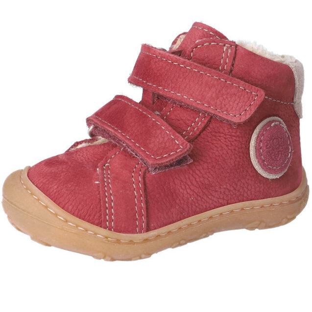 RICOSTA Knöchelschuh GEDO - kirsche - high-quality cherry red ankle shoe for kids