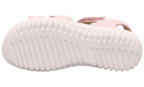 Superfit Sandale Sparkle 9004-553 in rosa and silber, comfortable and stylish kids' sandal with sparkly accents