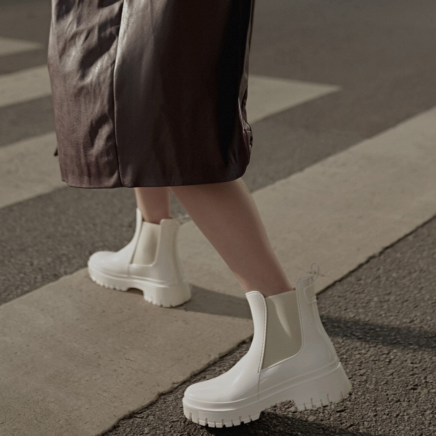 Lemon Jelly PEACHY Gummistiefel in Créme mit trendigem, eleganten Look und bequemer Passform für Regentage