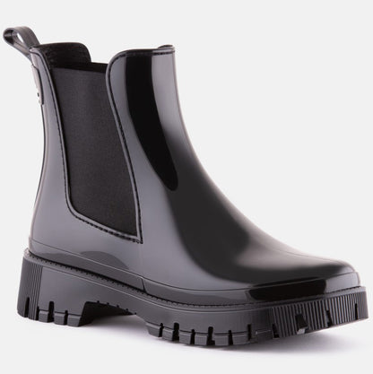 Unisex wasserdichte Gummistiefel mit Gummisohle und Textilfutter für Schutz bei Regenwetter
