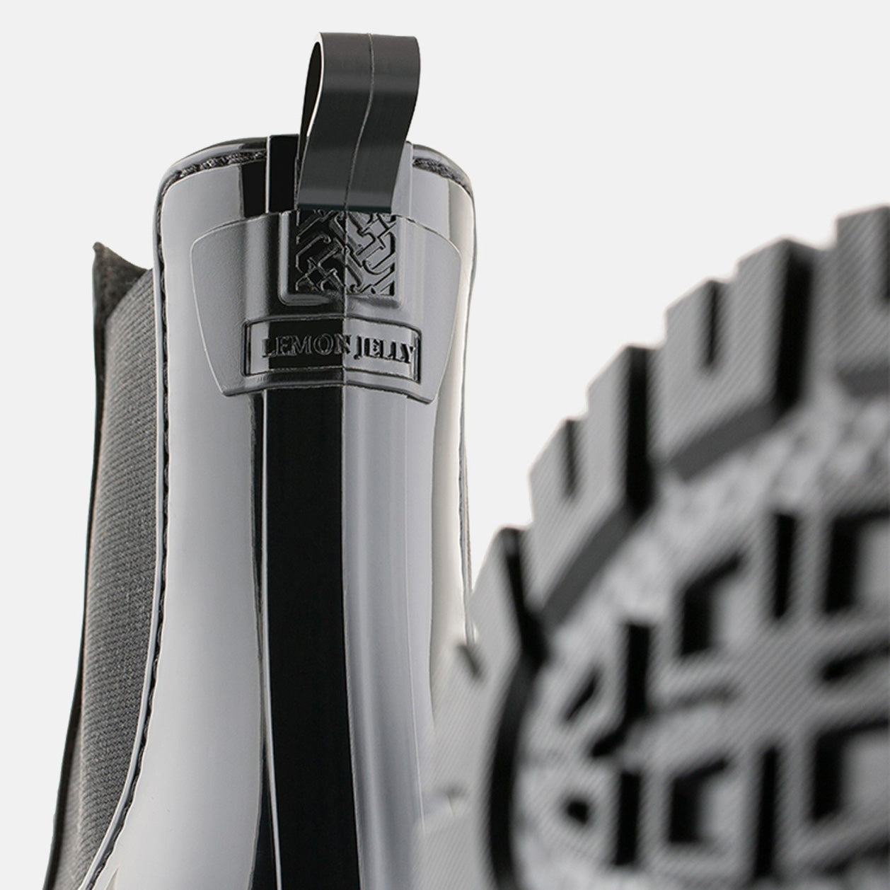 Lemon Jelly COLDEN BLACK Gummistiefel ohne Verschluss, ideal für spielende Kinder im Freien