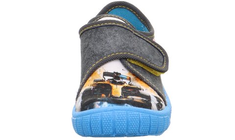 SUPERFIT Hausschuh BILL 271-208 - blau / Rennwagen